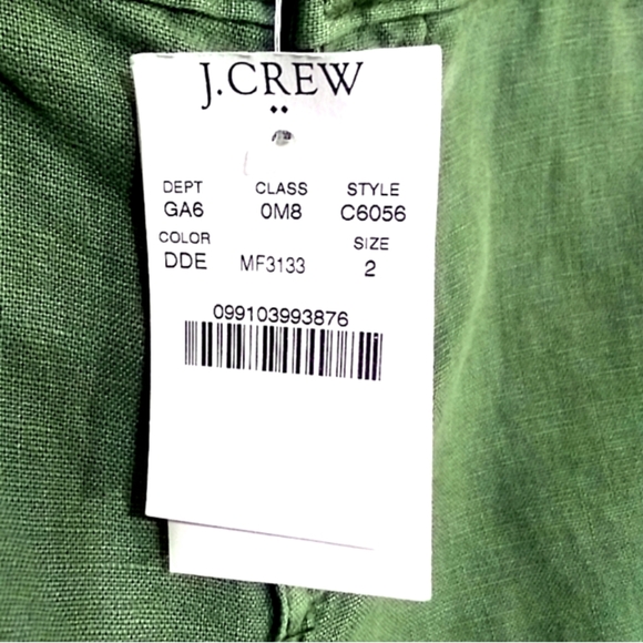 NWT J Crew Linen Blend Shorts 2 - Picture 2 of 4